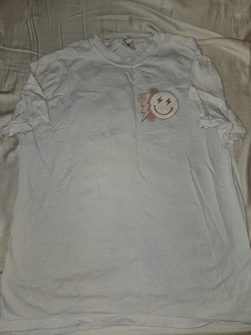 Comfort Colors White Tee *Bad Ass Mom*